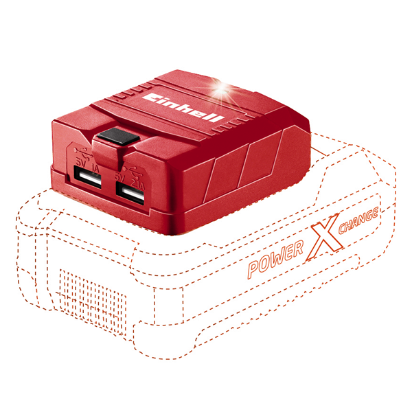 Блок для зарядки Einhell PXC TE-CP 18 Li USB-Solo, 2хUSB 4514120