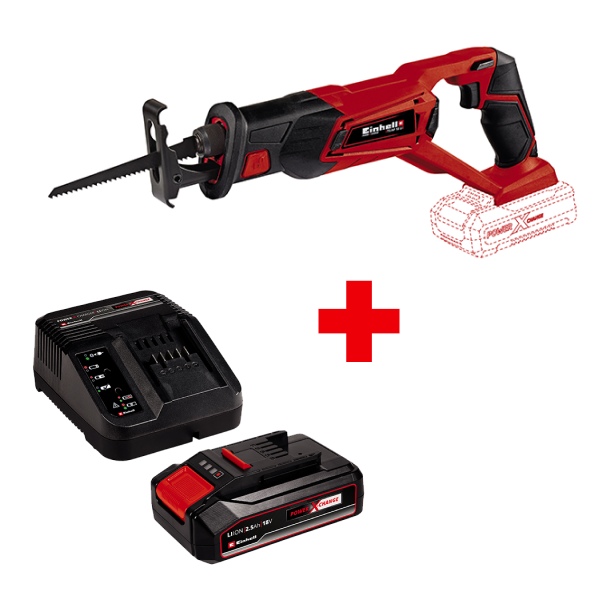 Пила сабельная акк. Einhell PXC TE-AP 18 Li + Starter Kit 2.5 4326300-1